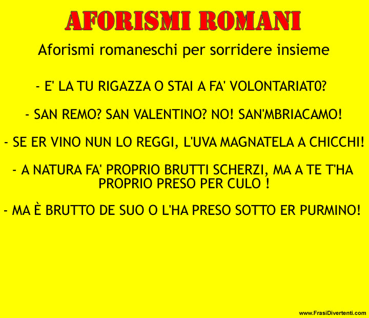 Aforismi Romani
